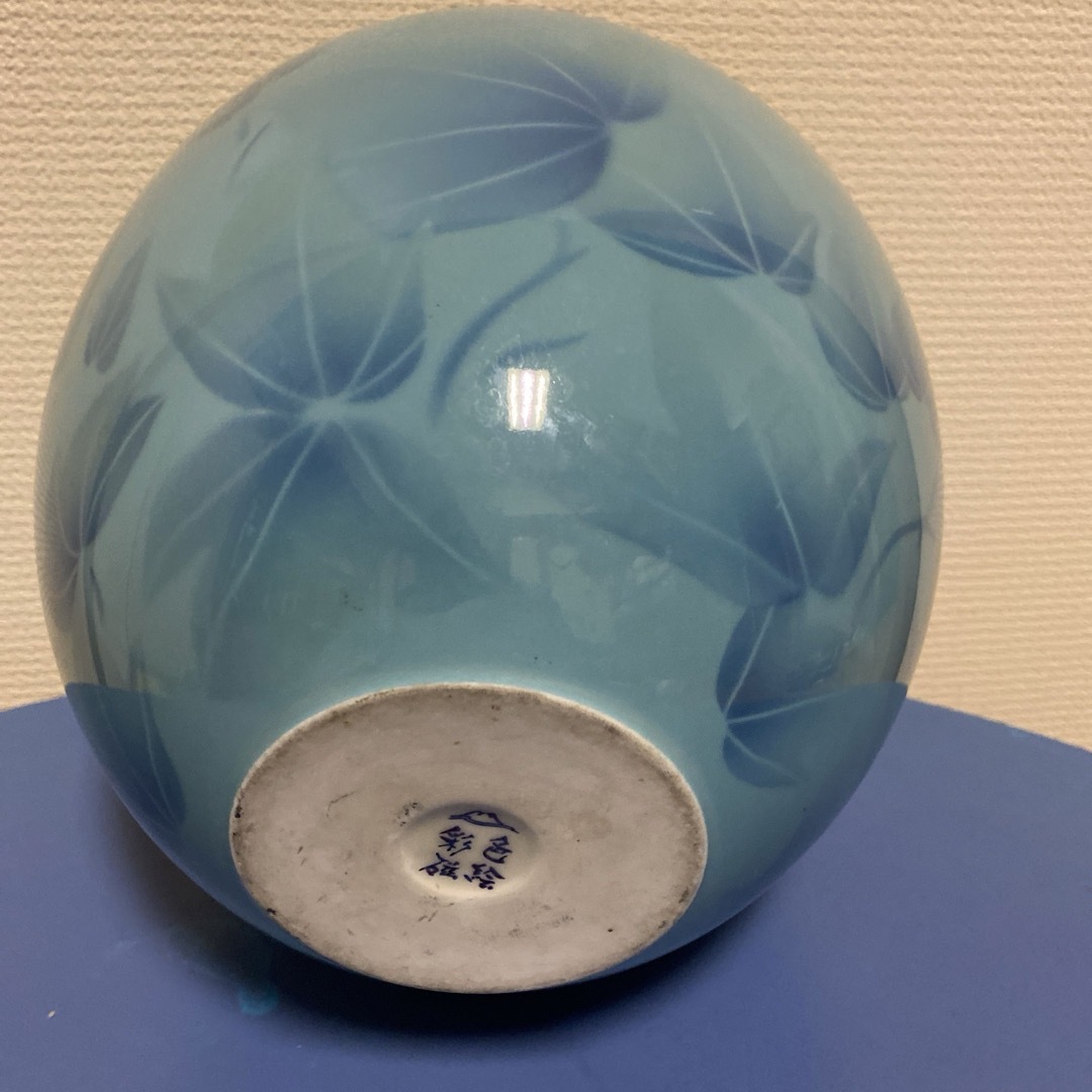 深川製磁 - 深川製磁色絵彩磁花瓶の通販 by AK's shop｜フカガワセイジ