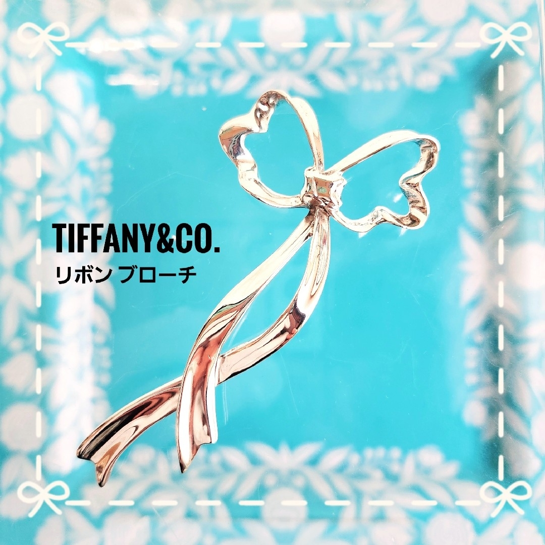 Tiffany&Co. リボン ブローチラージ シルバー 925 ヴィンテージ