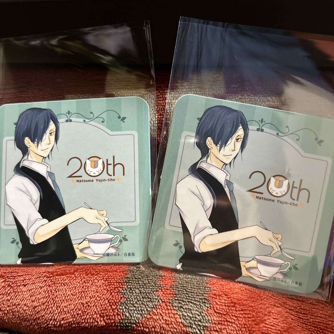 夏目友人帳20thカフェ コースター 夏目貴志 斑 夏目友人帳 原作