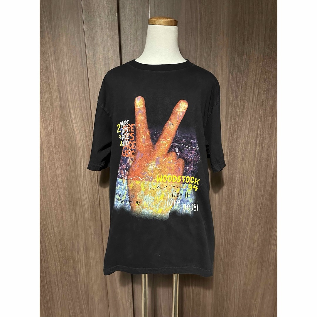 90sヴィンテージペプシ WOODSTOCK 94 Live セール T 両面プリント 90s