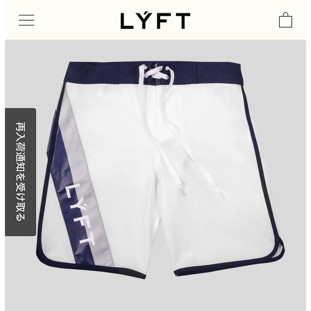 LYFT サーフパンツ Sサイズ ストライプ ステージショーツ リフト LYFT