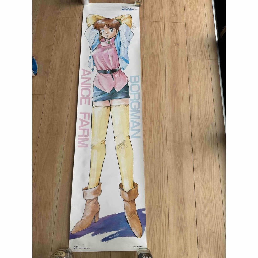 ♢超音戦士ボーグマン アニス・ファーム 等身大ポスター