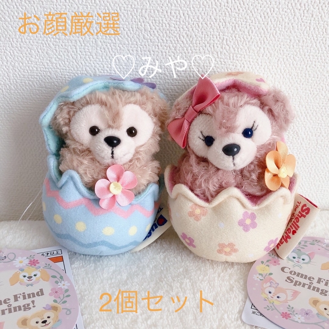 ダッフィーフレンズぬいぐるみバッジセットダッフィーシェリーメイ