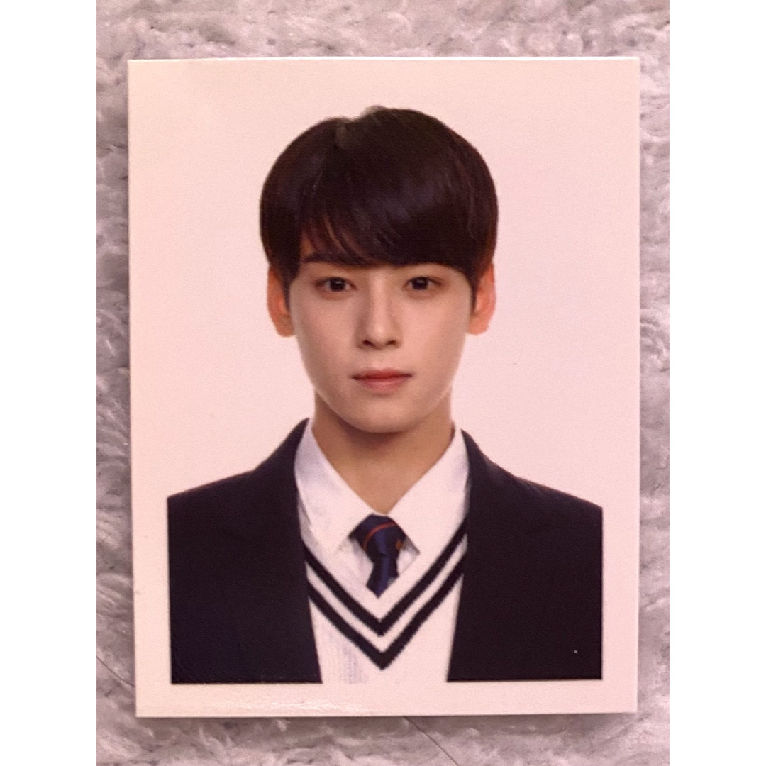 直筆 サイン ムンビン チャウヌ ASTRO 四季 CD 証明写真 ウヌ トレカ