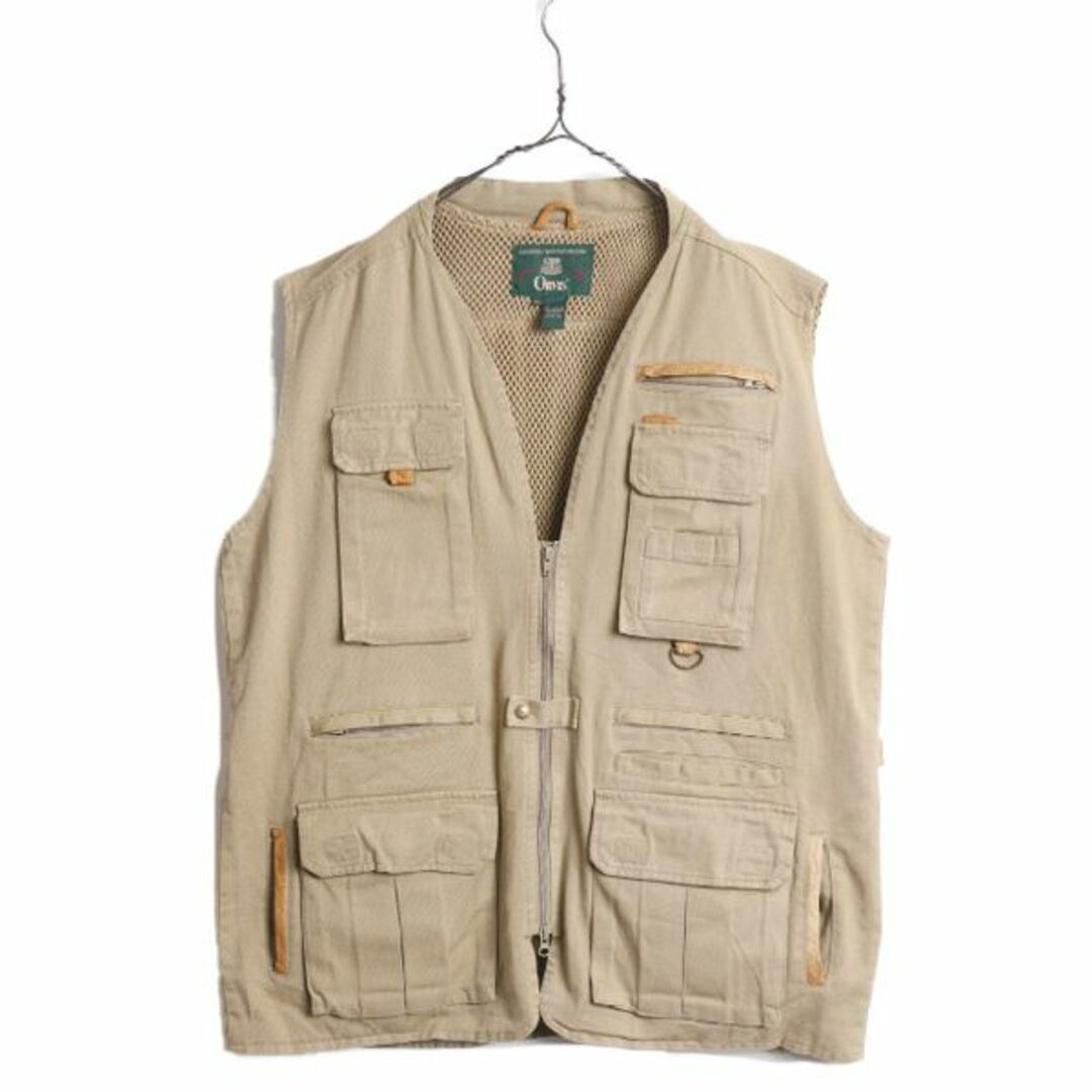 90s オービス フィッシング ベスト メンズ XL 90年代 オールド 旧タグ