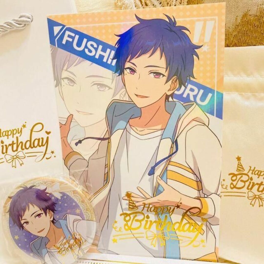 あんスタ 伏見弓弦 ゴースティック 缶バッジ あんスタ 中国 星之所向