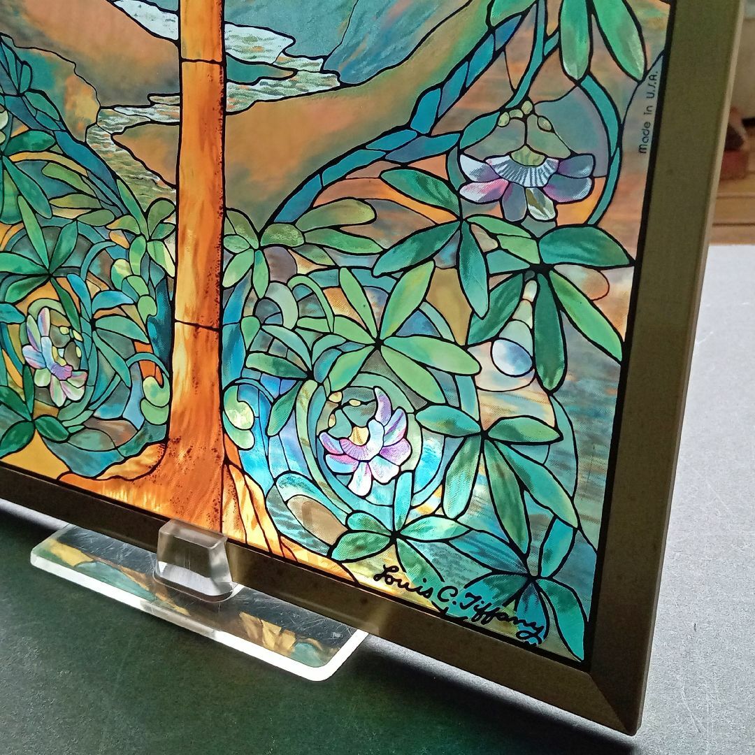 アメリカ ニューヨーク ステンドグラス ブルックリン橋グラス