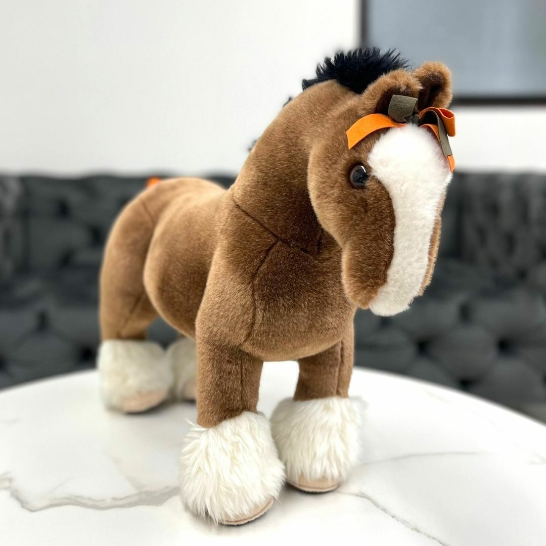 HERMES - 美品☆ エルメス エルミーGM ぬいぐるみ ブラウン 馬 レアの