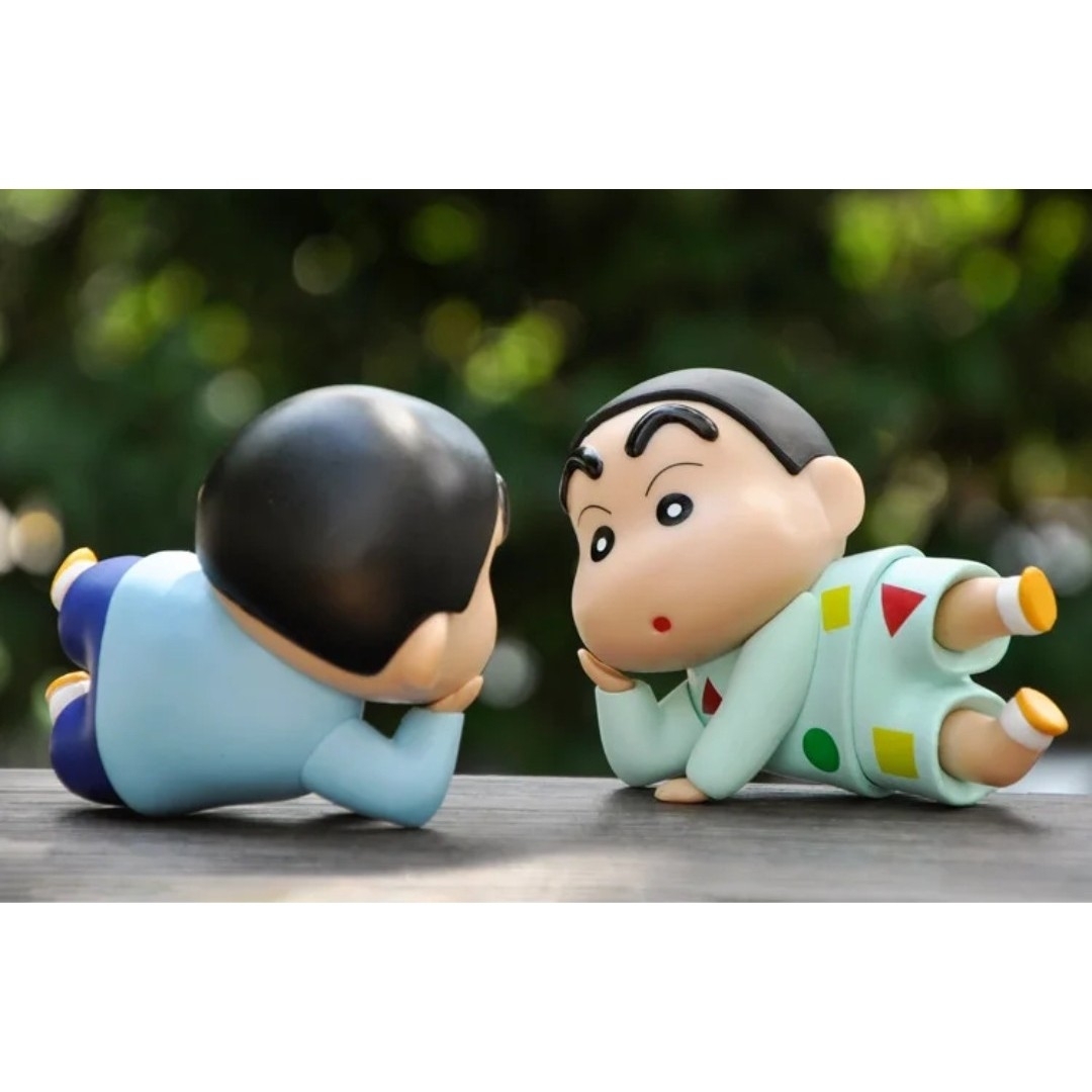 即日発送】寝そべりクレヨンしんちゃんフィギュア 5体セット 初期の