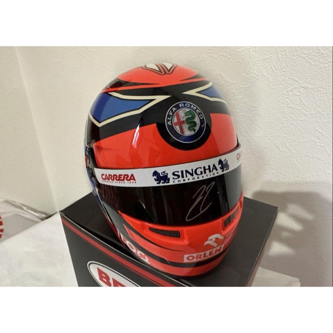 K.ライコネン 1/2 ヘルメット 2021年 イモラGP