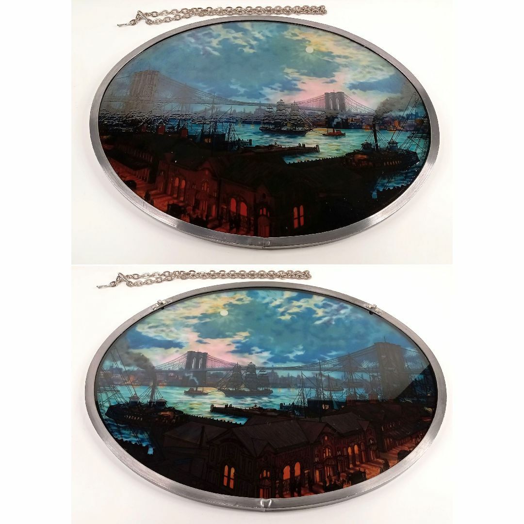 アメリカ ニューヨーク ステンドグラス ブルックリン橋グラス