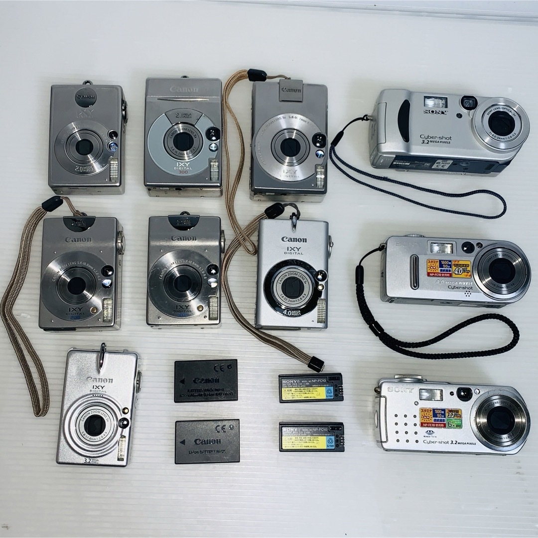 ジャンク扱いデジカメおまとめ10台
