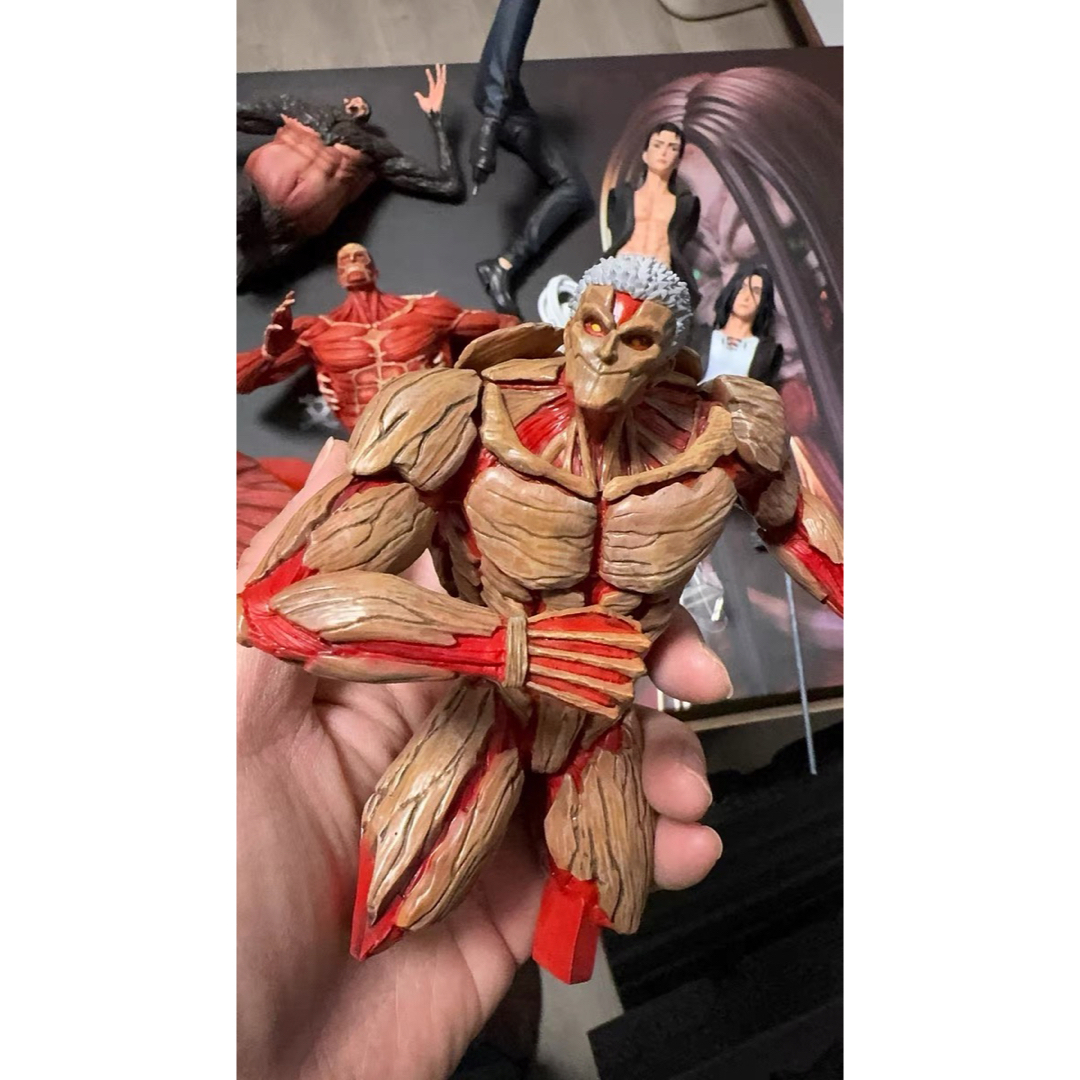 進撃の巨人 獣の巨人 鎧の巨人 ガレージキット ガレキ スタチュー②