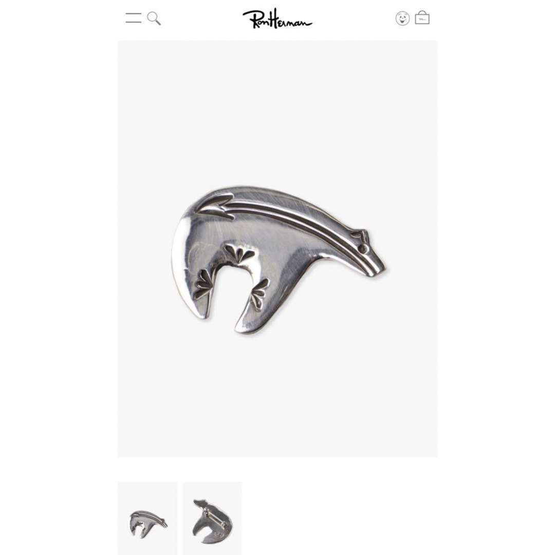 ロンハーマン HARPO ハルポ シルバーキャットターコイズブローチ Harpo