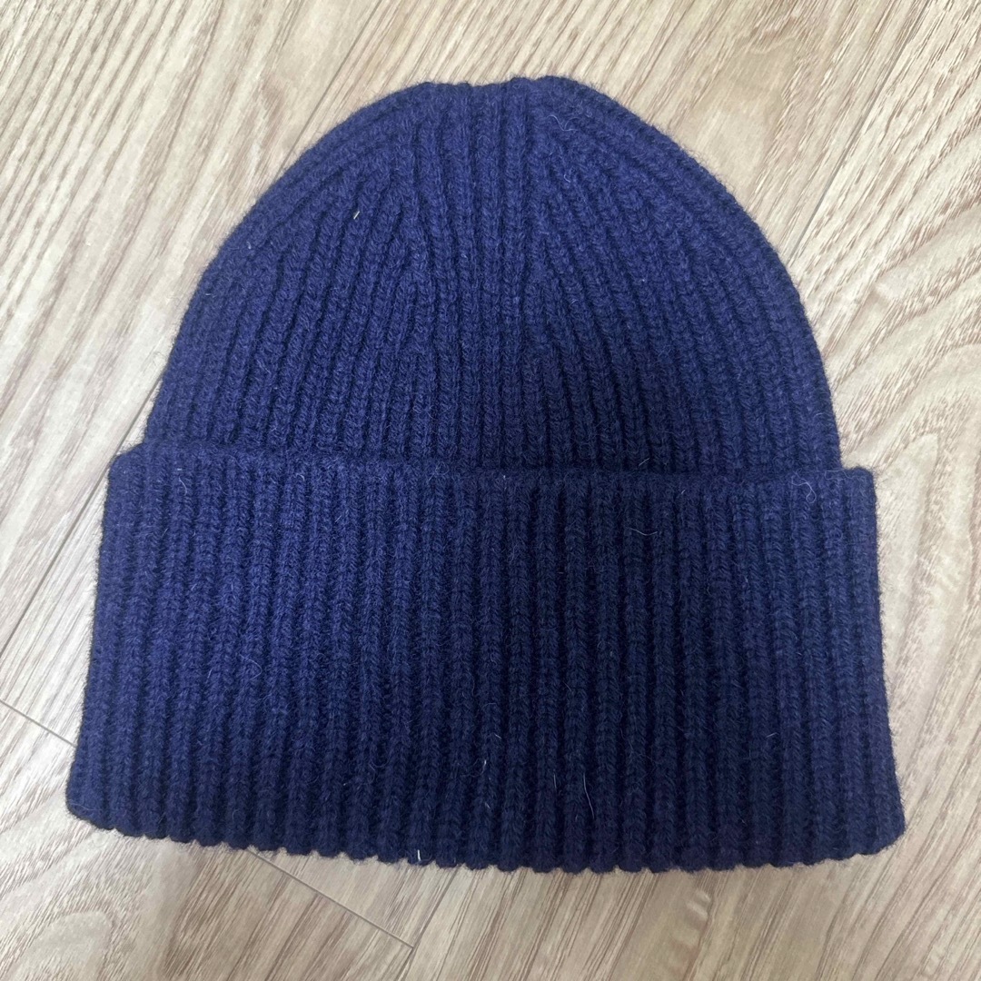 ami - アミパリス ニット帽 ネイビーの通販 by R's｜アミならラクマ