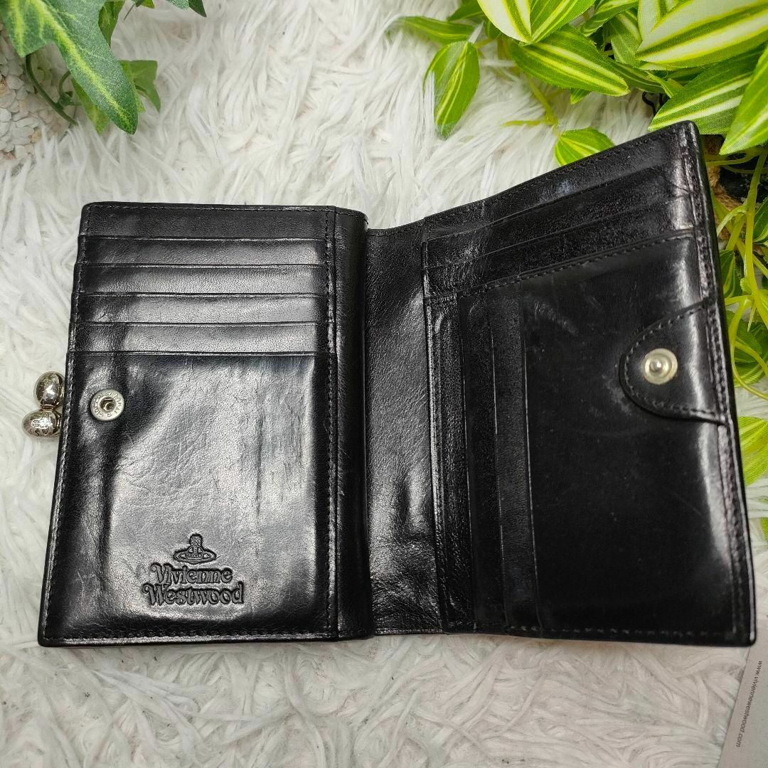 ヴィヴィアンウエストウッド 二つ折り財布 がま口 オーブ ロゴ