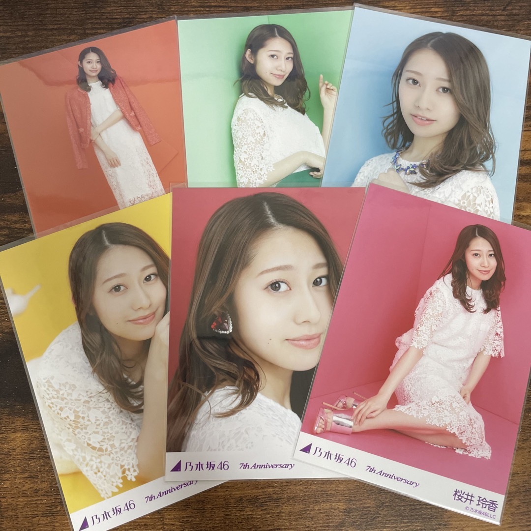 乃木坂46 7th Anniversary アニバーサリー ピンク 生写真 乃木坂46 7th