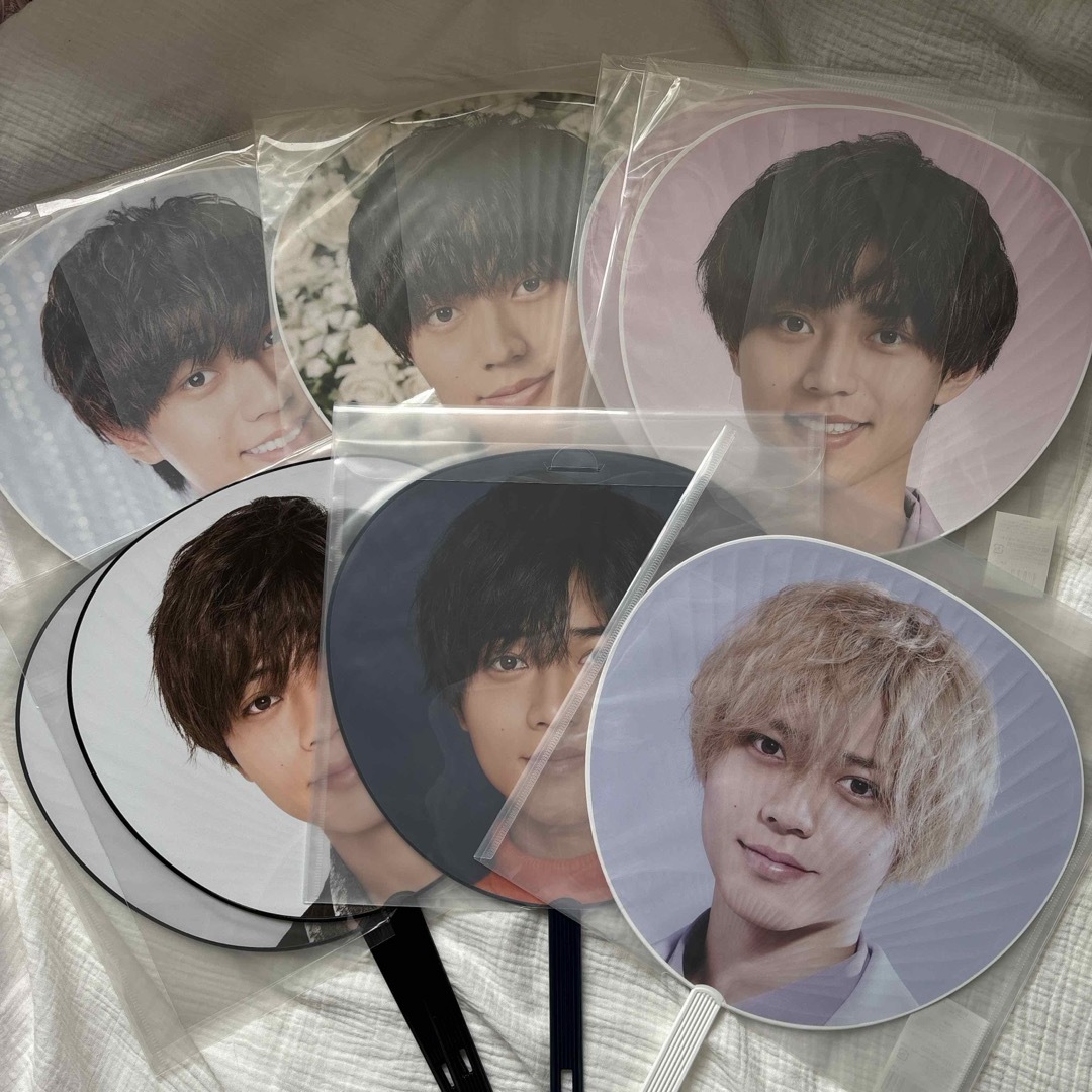 永瀬廉 歴代団扇(デビュー前全種)