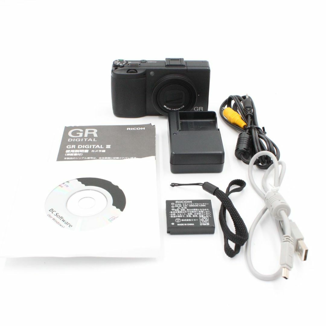 RICOH GR DIGITAL Ⅲ 付属品有り RICOH GR DIGITAL III 付属品一式有