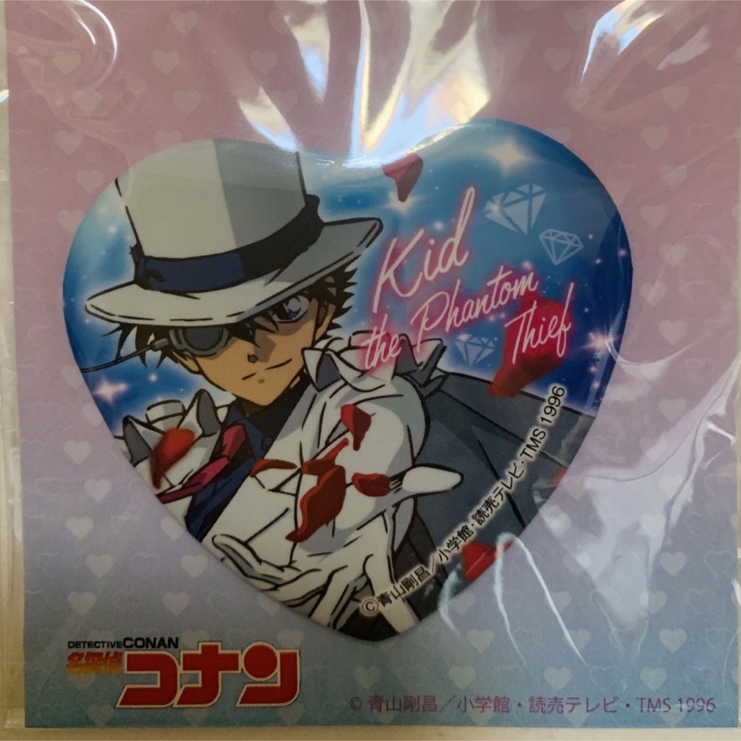 レア 名探偵コナン 怪盗キッド 黒羽快斗 缶バッジ コレクション まじっ