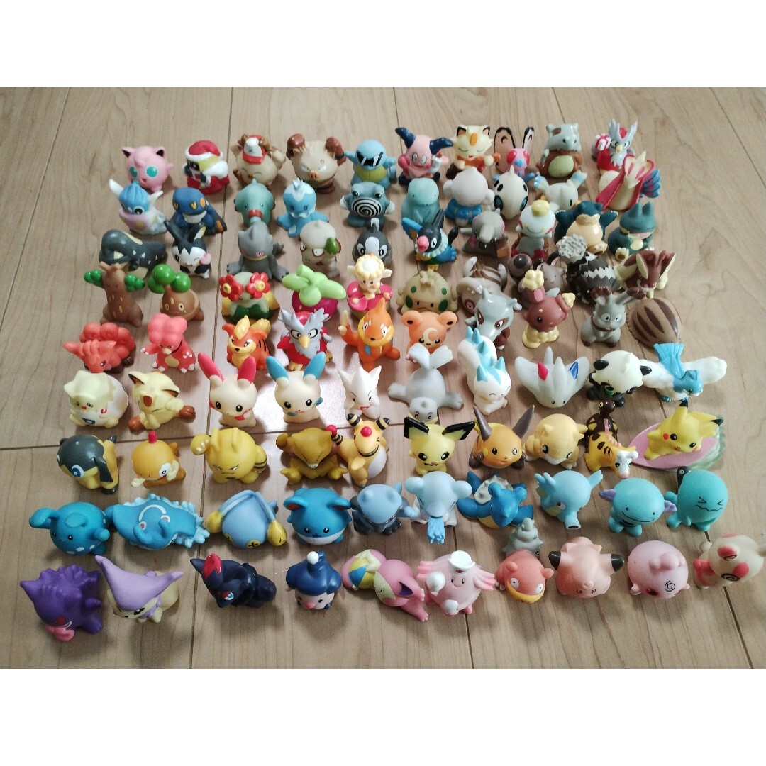 可愛いポケモンキッズ指人形フィギュアソフビ大量まとめ売りカワイイ