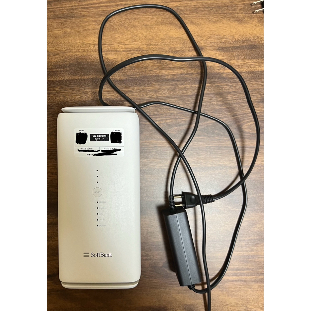 SoftBank Air 5G 本体と付属品 SoftBank Air 5G 本体と付属品 自宅