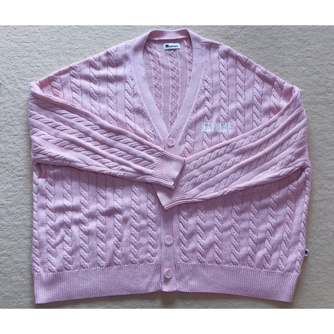 Nissy ブランド naptime ニットカーディガン-PINK