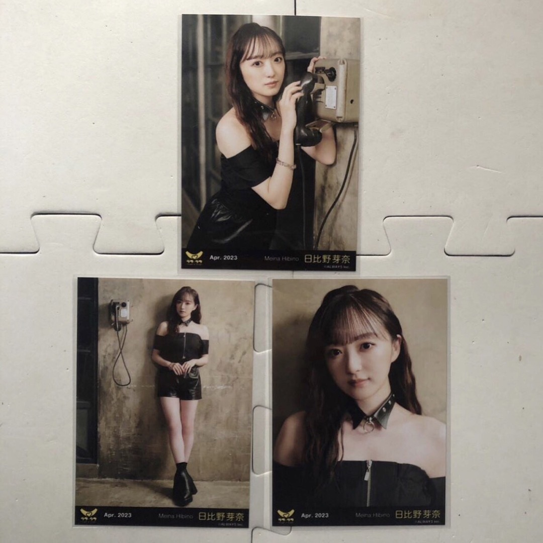 ラフラフ日比野芽奈アクリルスタンド黒衣装100億点