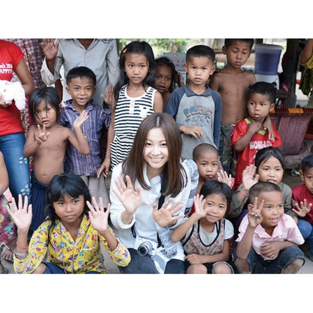 直筆サイン入り☆倉木麻衣カンボジア寺子屋プロジェクト絵本STAND BY YOU