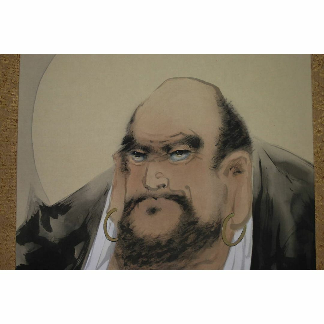 真作】田島翠峰/十三仏図/十三佛図/掛軸☆宝船☆Z-376