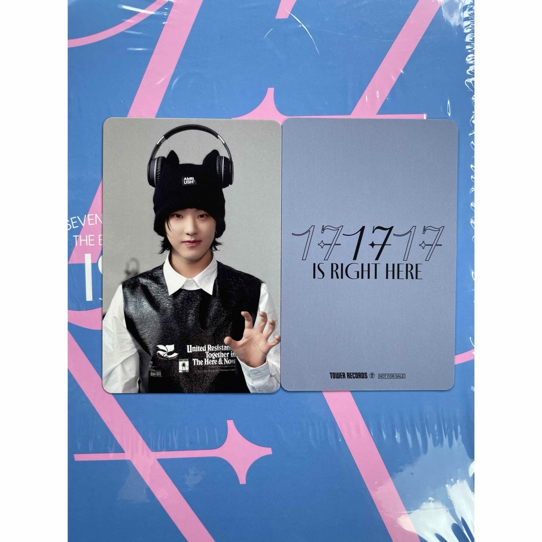 SEVENTEEN 直筆サイン 生写真ホシ17 IS RIGHT HERE