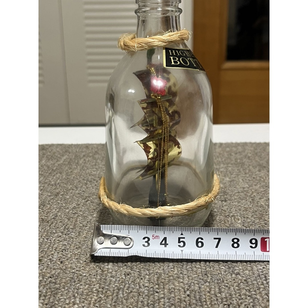 ボトル帆船・4帆・大きめ(Nikka Whisky) ボトル帆船・4帆・大きめ