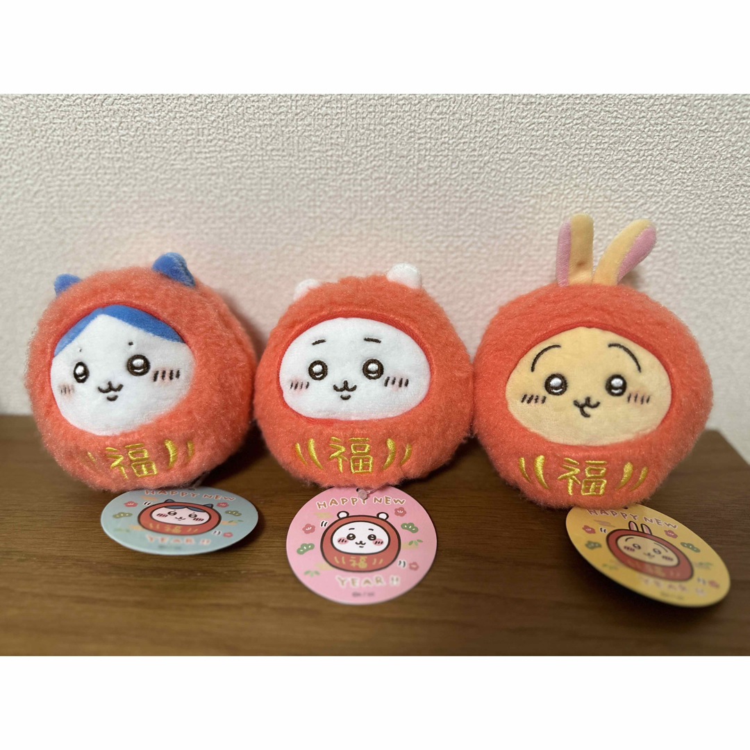 ちいかわ だるま ぬいぐるみ 3体セット ちいかわ だるま ぬいぐるみ 3
