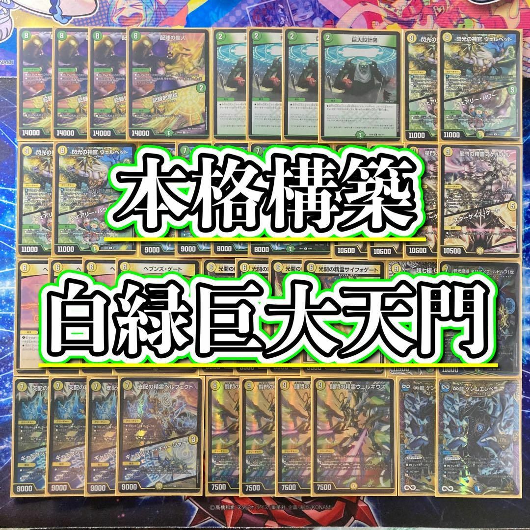 巨大天門（超次元付き）＋追加パーツ 青白天門 デッキ パーツ付き