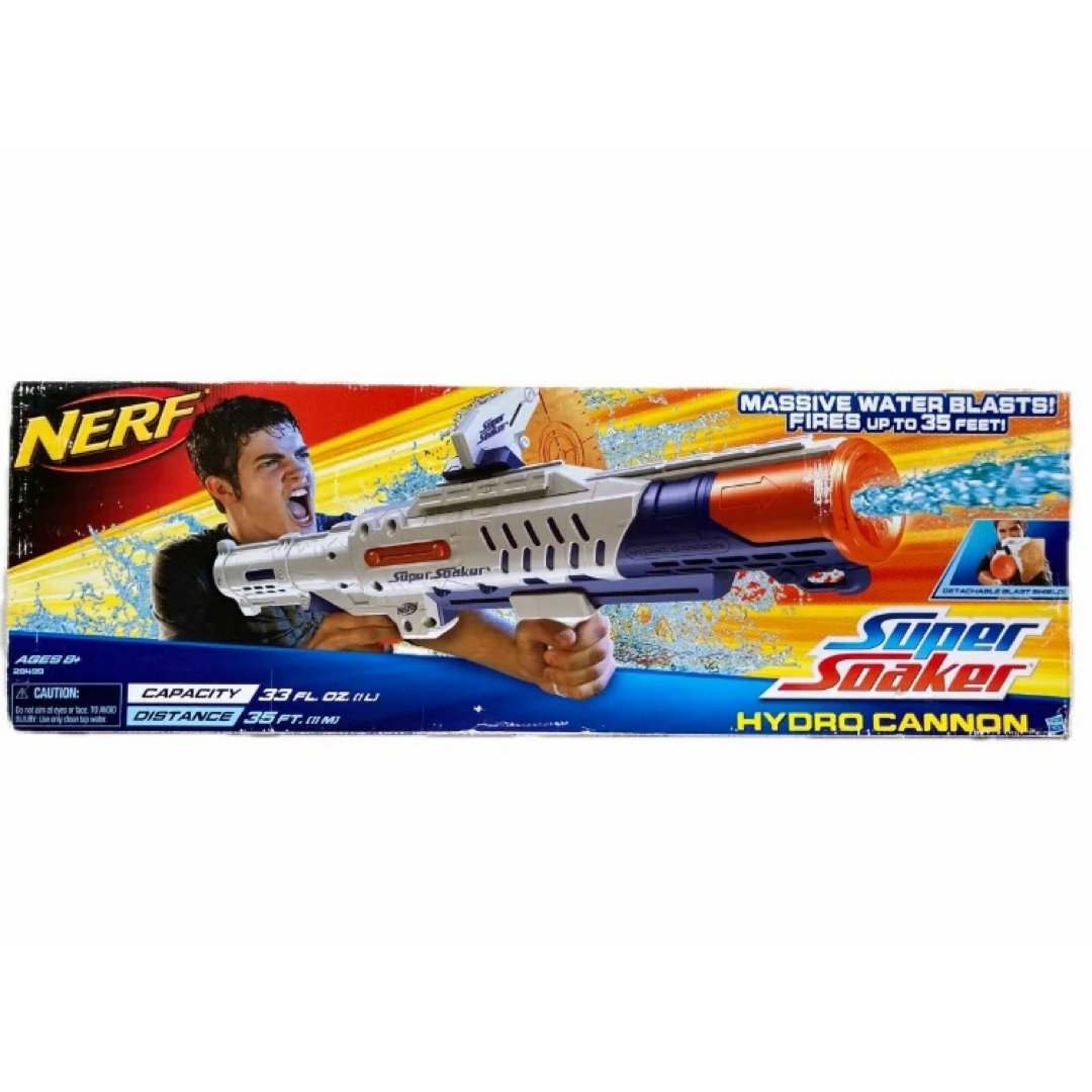 NERF スーパーソーカー ハイドロキャノン 超強力 水鉄砲 美品 付属品全
