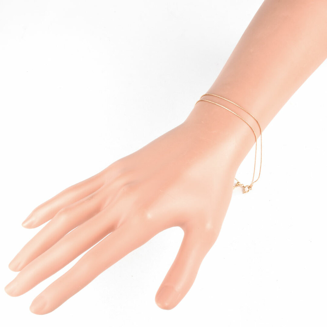 アガット agete 2連 ブレスレット アンクレット ベネチアンチェーン