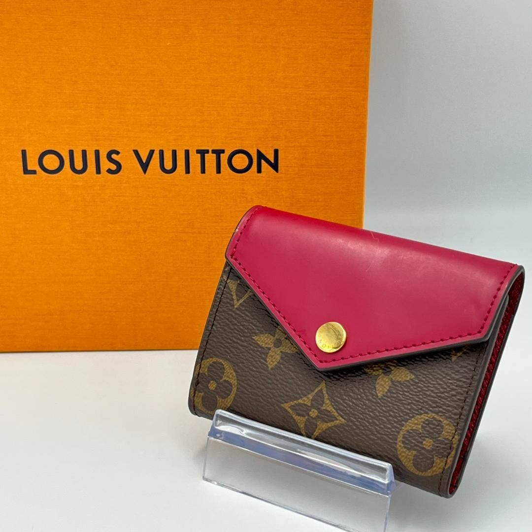 美品】LOUIS VUITTON ポルトフォイユゾエ 三つ折り財布 モノグラム