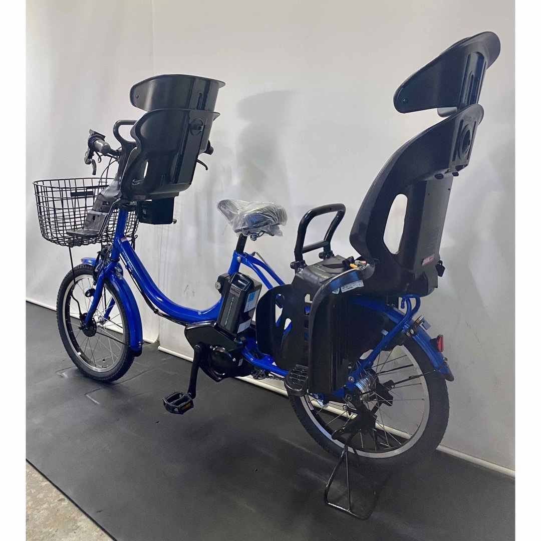 電動アシスト自転車ヤマハパスバビー20インチ 子供乗せパワフル水色