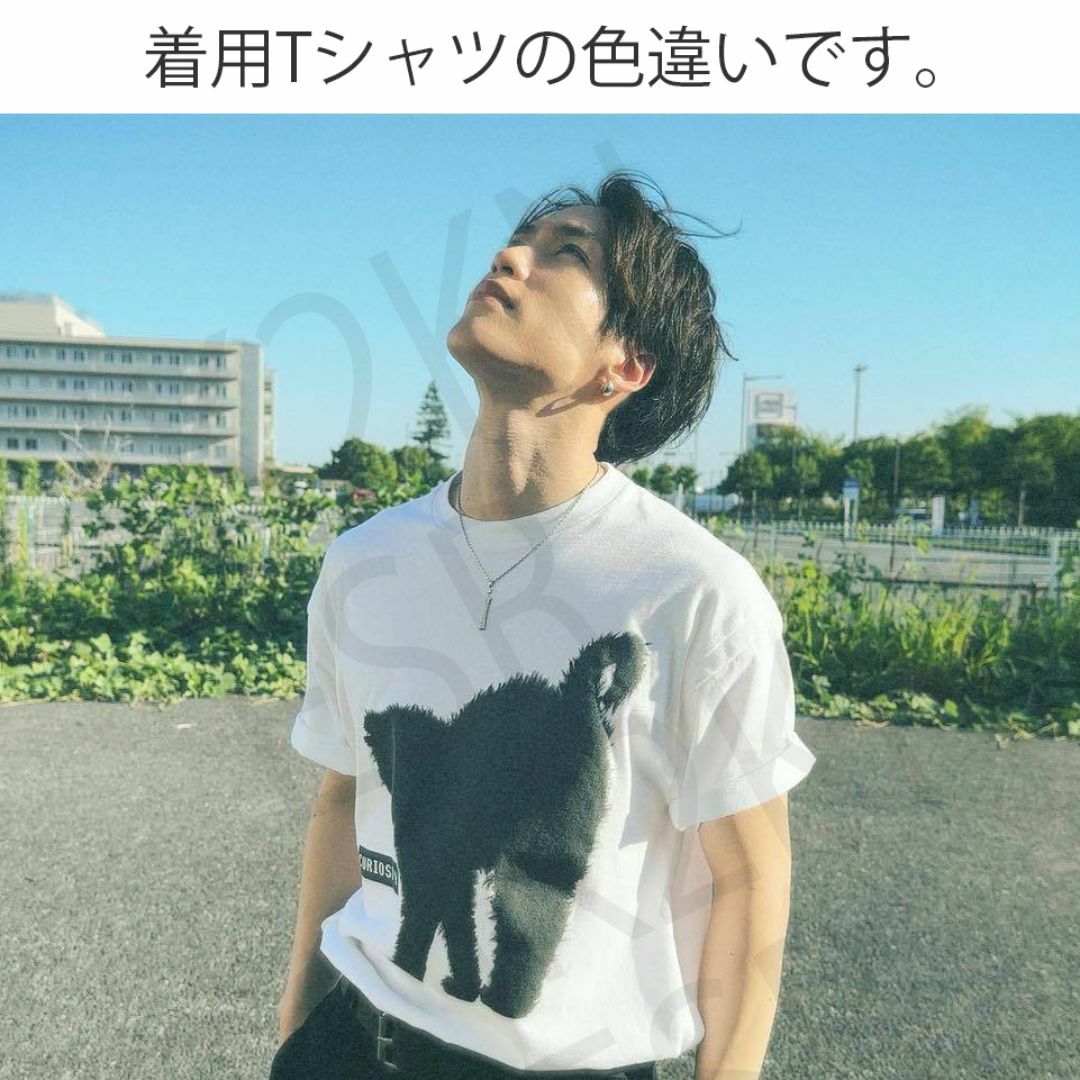 新品】THE RAMPAGE 藤原樹 着用 Tシャツ 色違い同型 猫 ランペ
