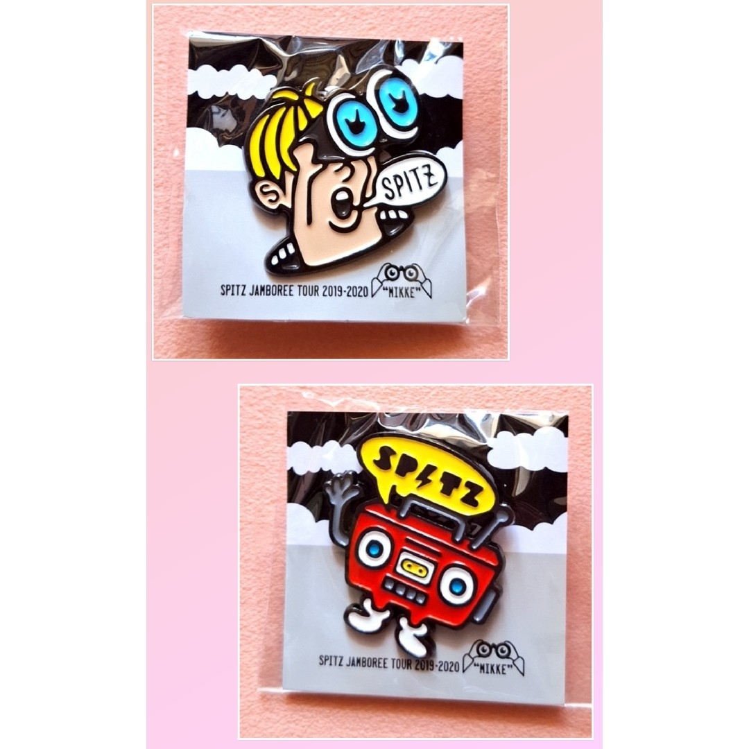 新品 spitz スピッツ MIKKE 見っけ みっけ ピンバッジ 11個セットの