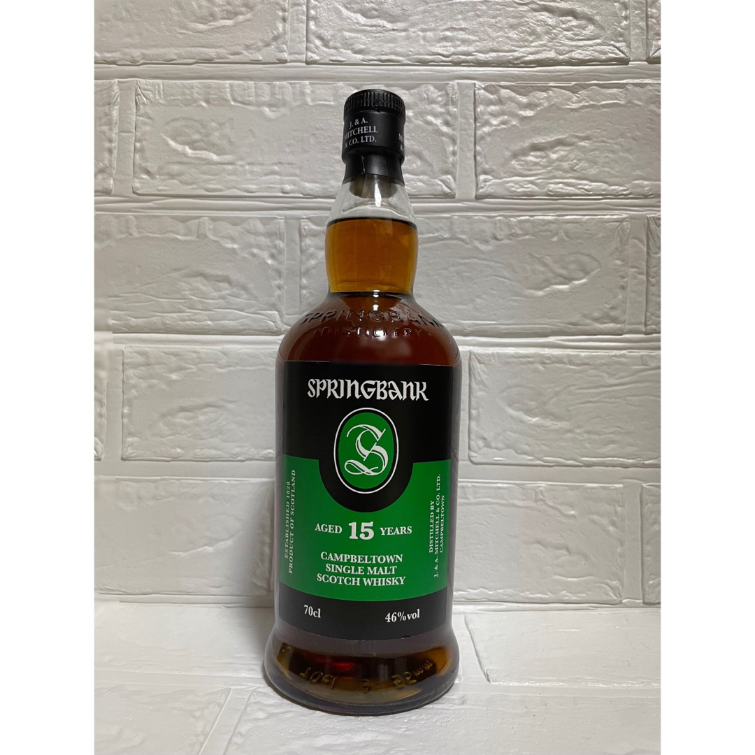 スプリングバンク15年、カートンなし