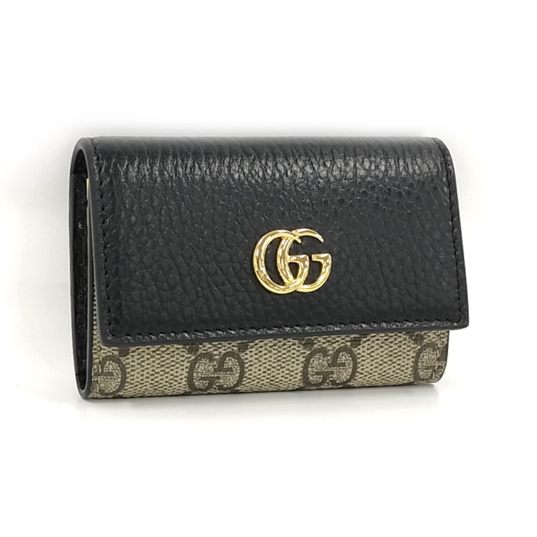 GUCCI GGマーモント 6連 キーケース ゴールド金具 GGスプリーム