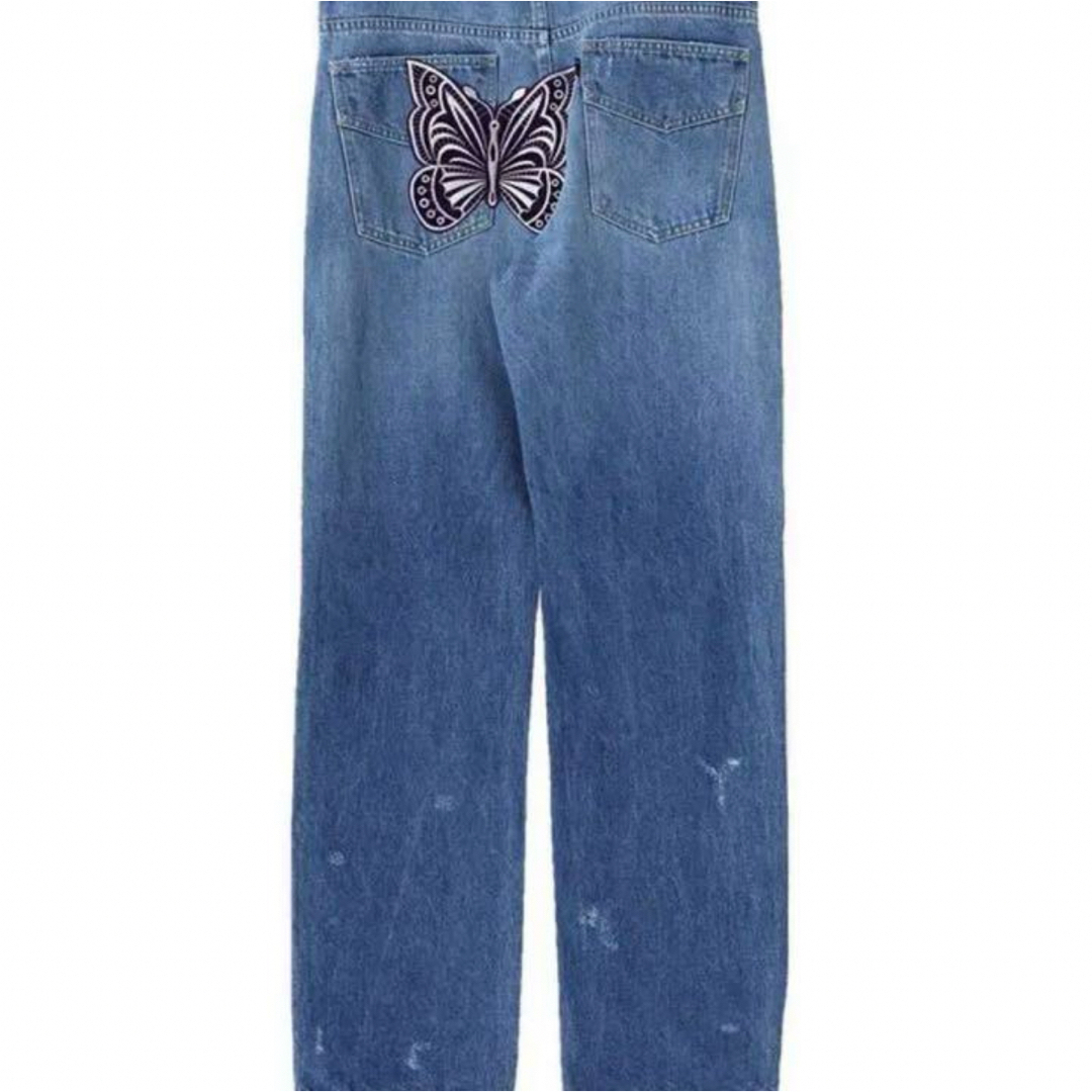 Needles Papillon Patches Straight Jean