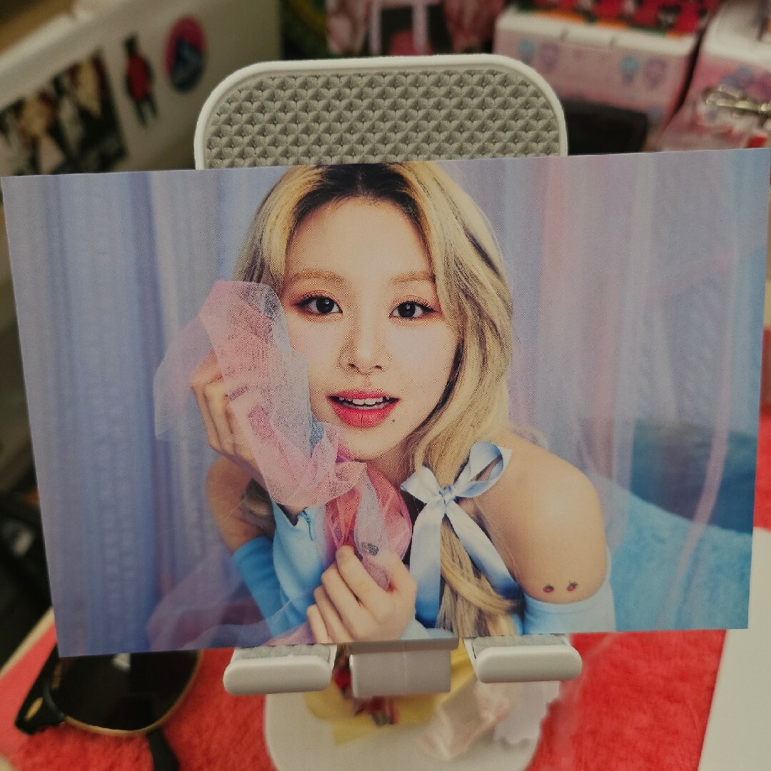 TWICE ミナ『Hare Hare』直筆サイン入りチェキ ラキドロ
