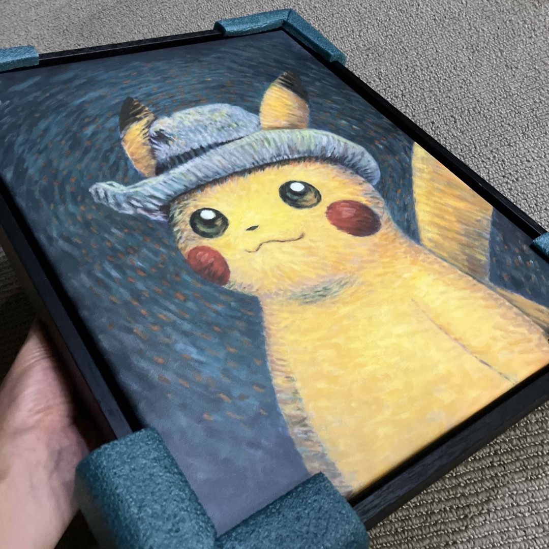 期間限定大幅値下げ】【新品未使用】ゴッホピカチュウ キャンバス