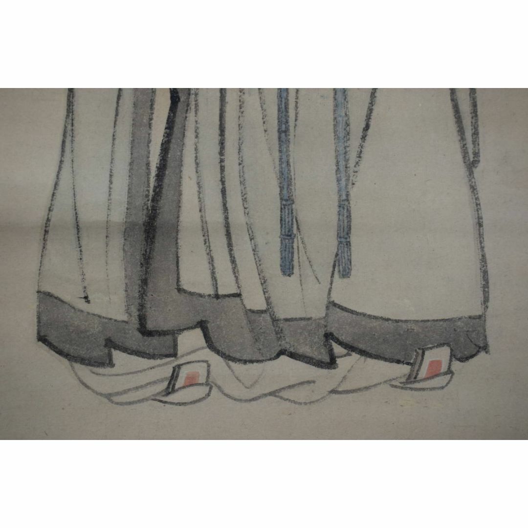 真作/森寛斎/菅原道真公図/掛軸☆宝船☆Z-450