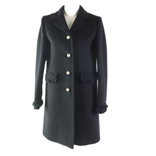 □美品□GUCCI グッチ コート サイズ36 ツイード チェスターコート 金