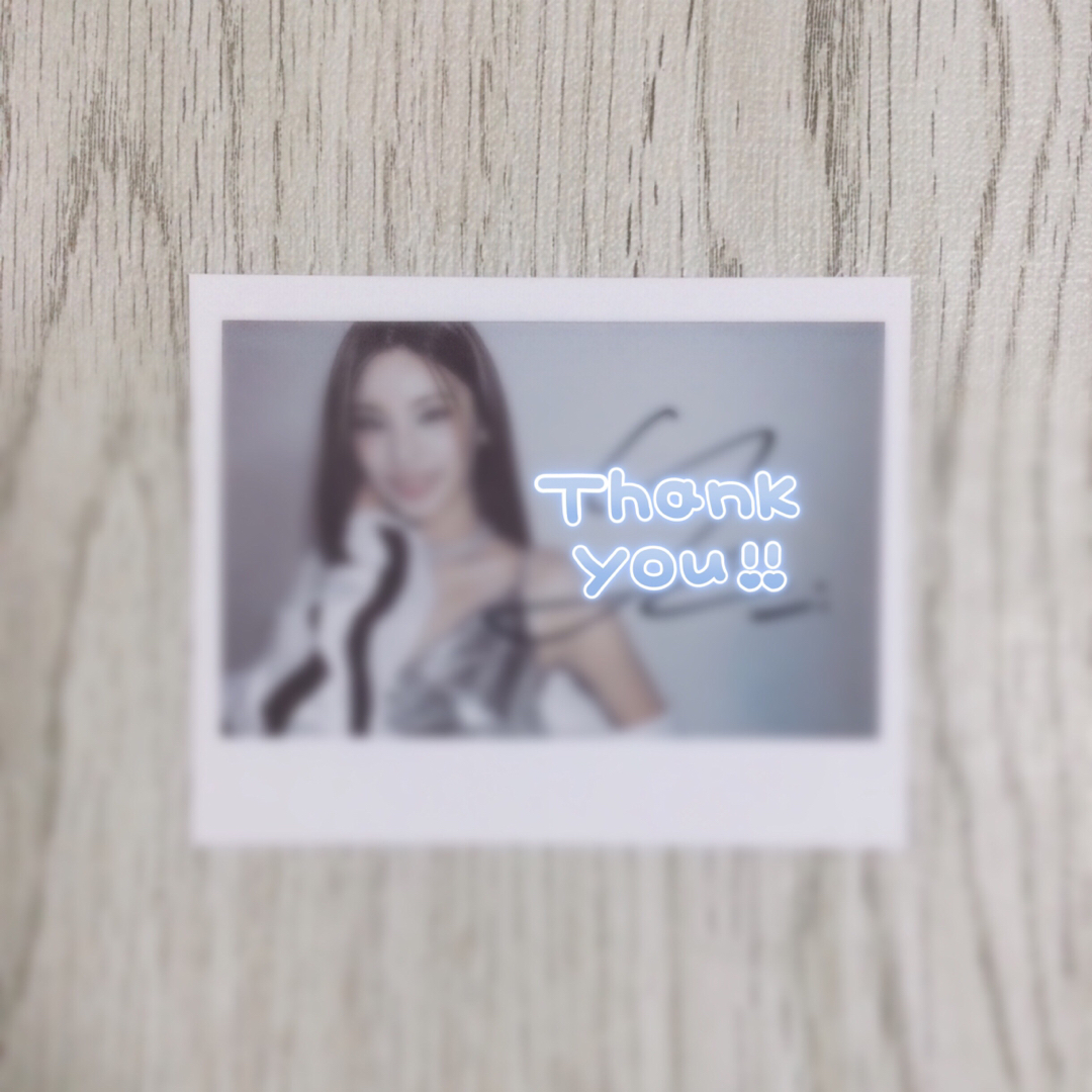 ITZY 直筆サイン入りチェキイェジ チェリョンオフラインくじ