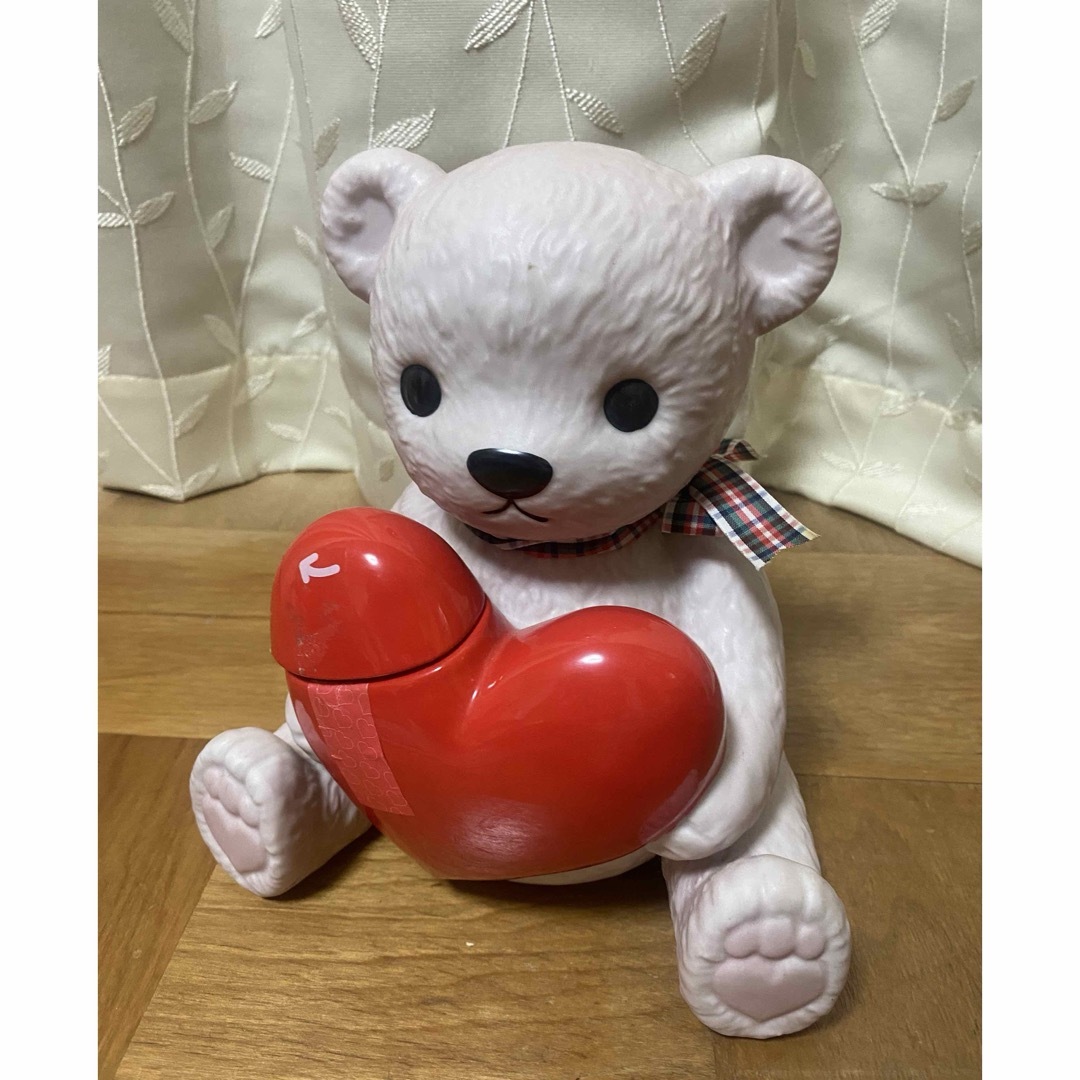 テディデキャンタ ホワイト 置物空瓶 飾りボトルの通販 by hals｜ラクマ