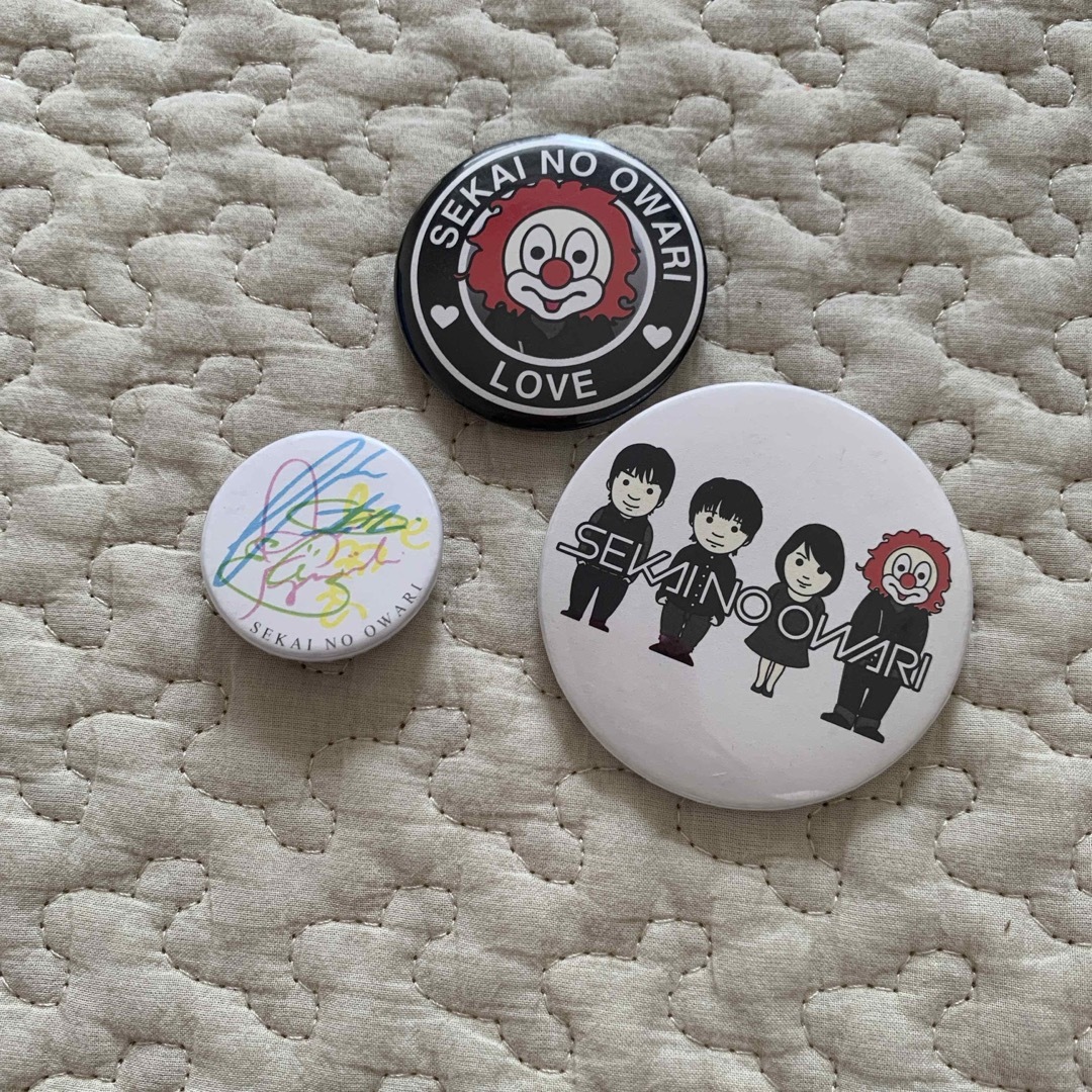 SEKAINOOWARI 缶バッチセットの通販 by anml's shop｜ラクマ